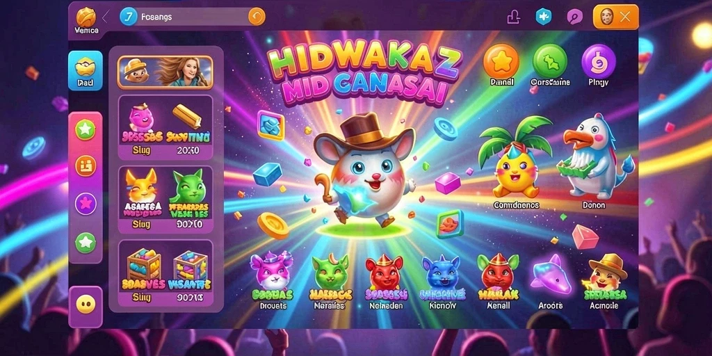 62vip - Screenshot menunjukkan aksi seru dalam permainan.